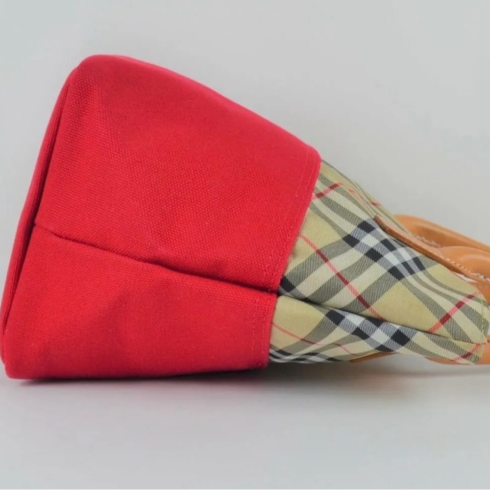 Burberry Red Canvas and Vintage Blue Label Japan - Picture 5 of 8